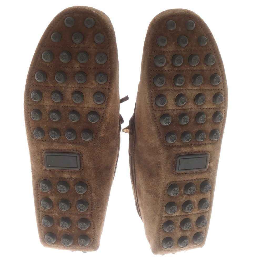 【中古】ボエモス BOEMOS スエード ドライビングシューズ ブラウン【 43 】【 状態ランクB 】【 メンズ 】