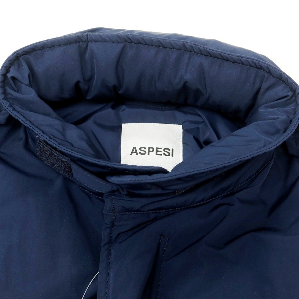 【中古】アスペジ ASPESI ナイロン M-65型 中綿 フィールドジャケット ライトネイビー【 S 】【 状態ランクB 】【 メンズ 】