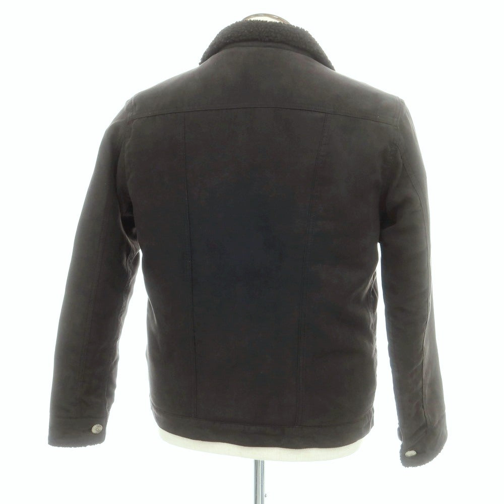 【中古】ラングラー Wrangler ×ナノユニバース ダブルジップ ボアジャケット ブラック系【 L 】【 状態ランクB 】【 メンズ 】