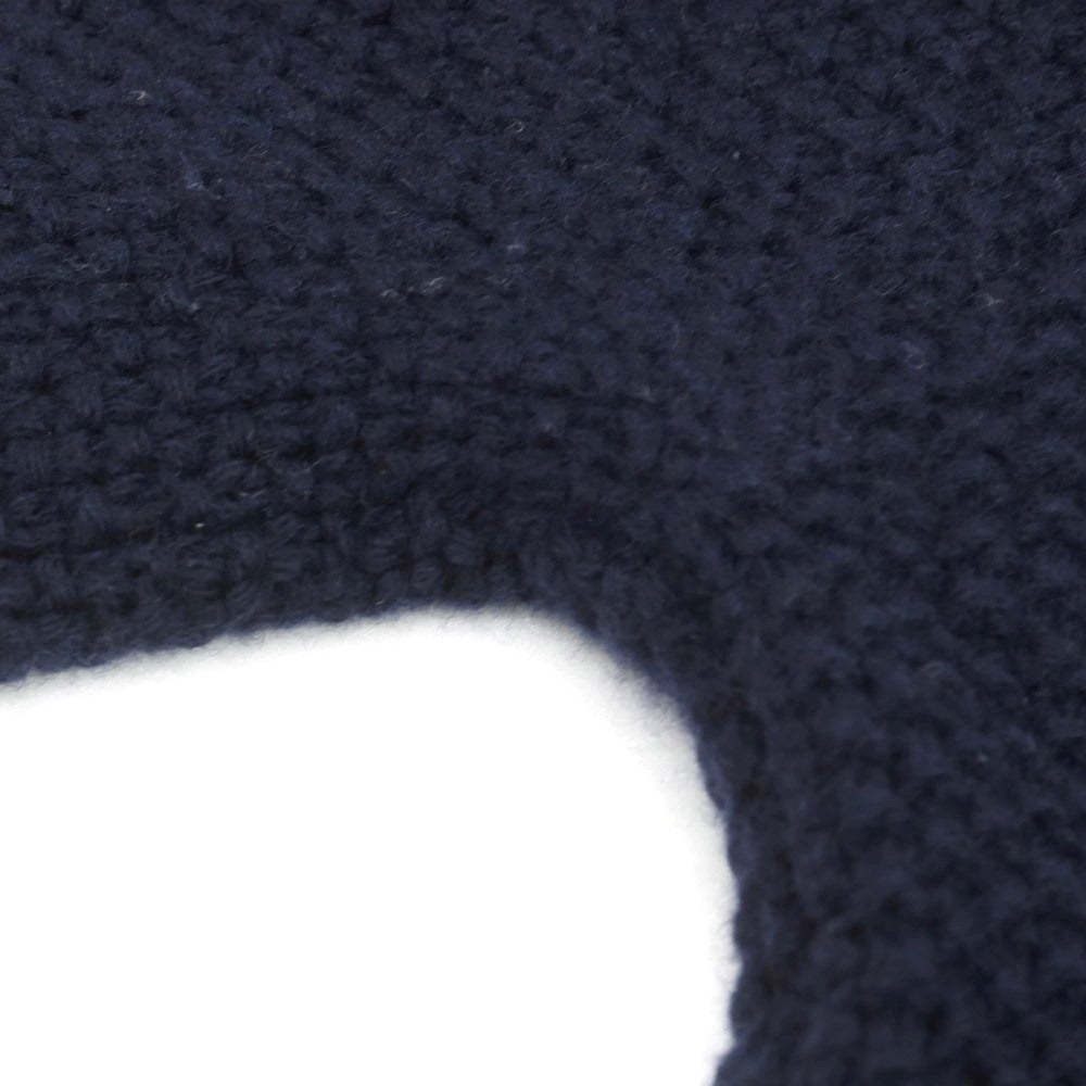 【中古】バフィー BAFY ウール タートルネック プルオーバーニット ネイビー【 50 】【 状態ランクC 】【 メンズ 】