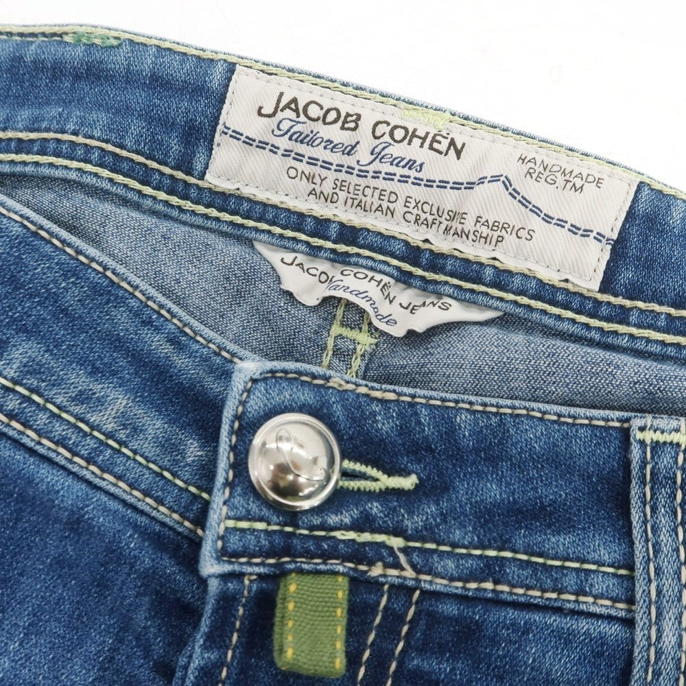 【中古】ヤコブコーエン JACOB COHEN PW622 ストレッチ コットン ジーンズ デニムパンツ ブルー【 34 】【 状態ランクC 】【 メンズ 】