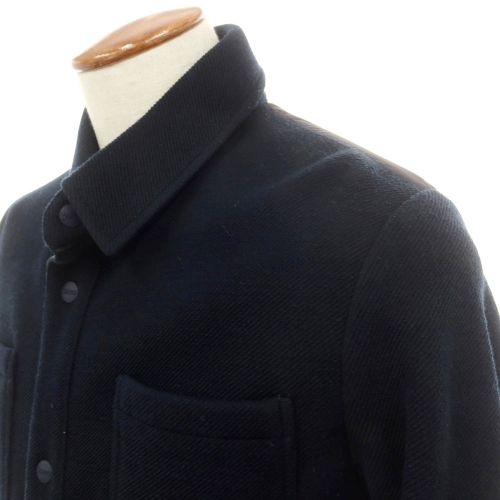 【中古】ヘルノ Herno アクリルウール ダウンシャツ ネイビー【 48 】【 状態ランクC 】【 メンズ 】