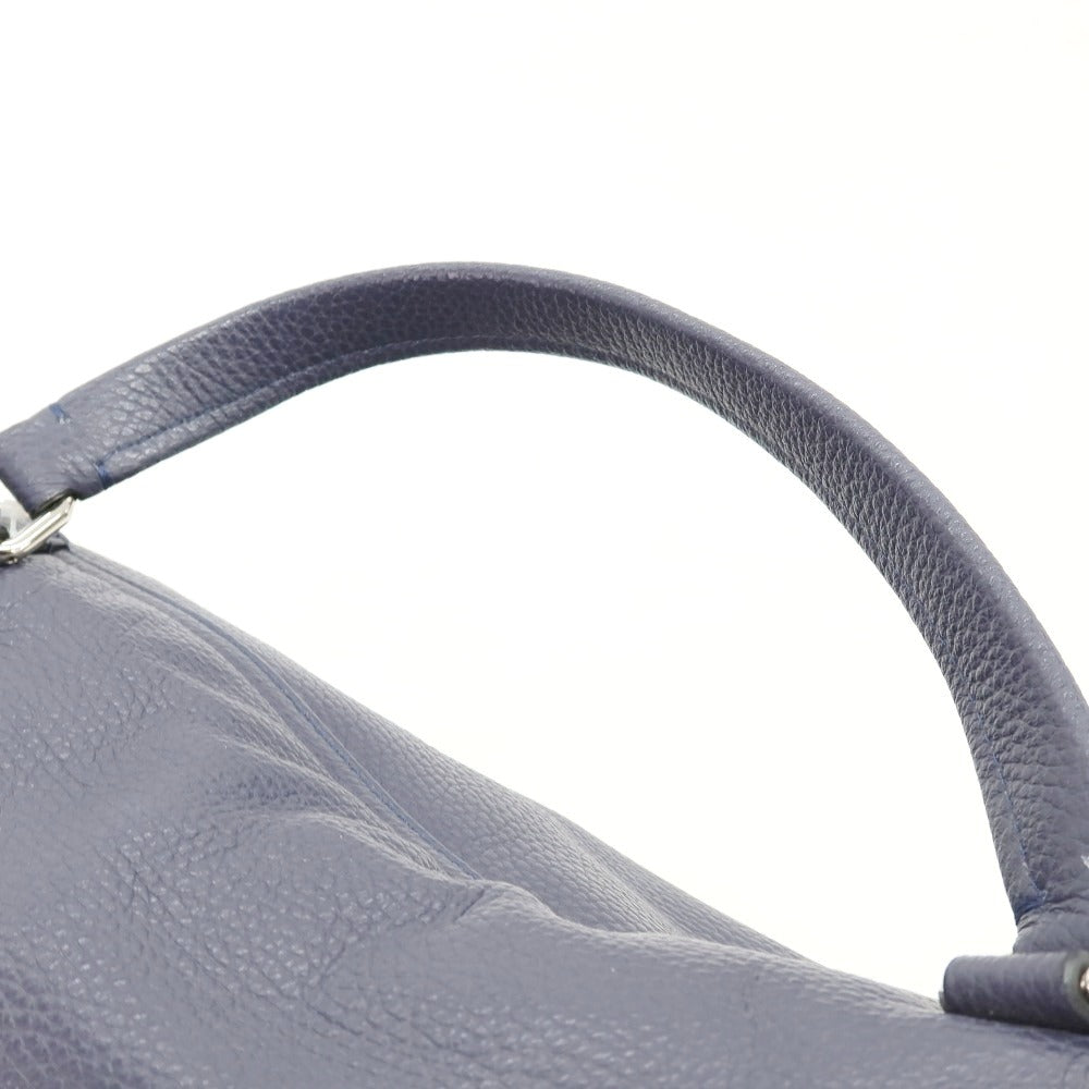 【中古】ザネラート ZANELLATO ポスティーナ ショルダーバッグ ネイビー【 状態ランクB 】【 メンズ 】