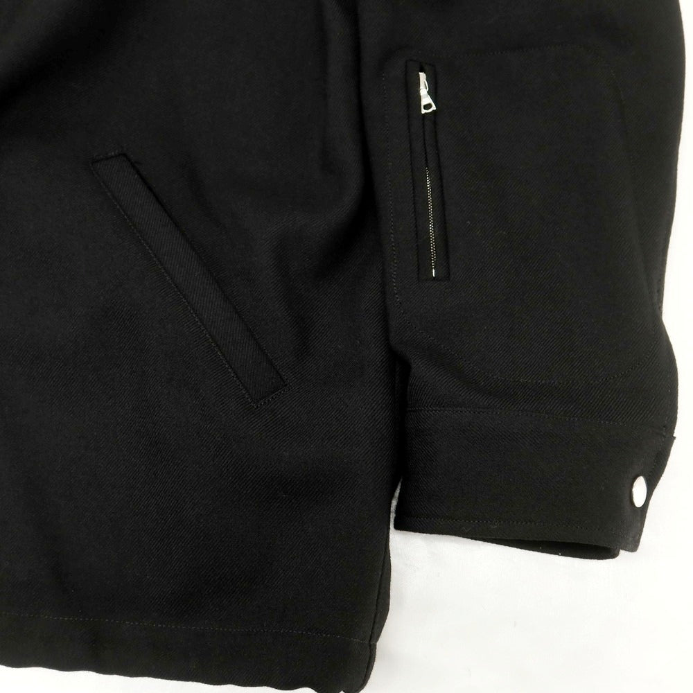 【中古】ソフネット SOPHNET. 2025年春夏 ウール コーチジャケット ブラック【 XL 】【 状態ランクB 】【 メンズ 】