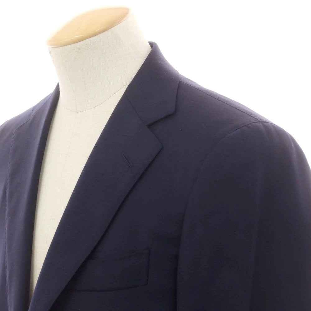 【中古】カスタムテーラー ビームス Custom Tailor BEAMS SUPER150’S ウール 3つボタンスーツ ネイビー【 表記なし(S位) 】【 状態ランクC 】【 メンズ 】