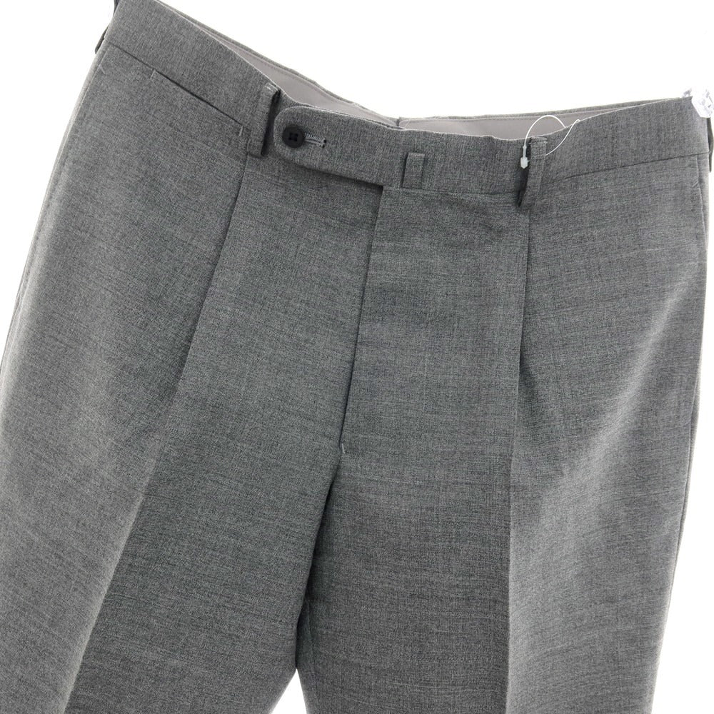 【中古】カスタムテーラー ビームス Custom Tailor BEAMS ウール ドレススラックスパンツ グレー【サイズ表記なし(M位)】【 状態ランクB 】【 メンズ 】