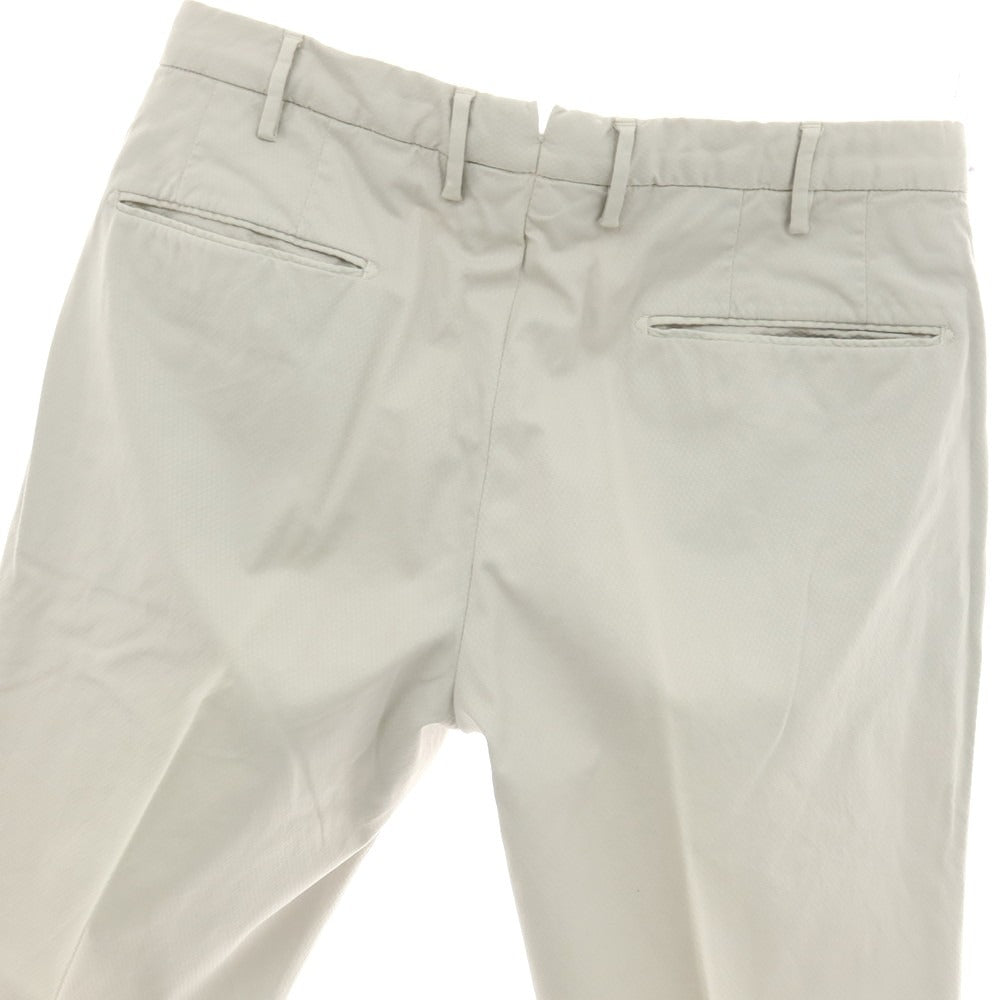【中古】インコテックス INCOTEX ストレッチコットン カジュアルスラックスパンツ ライトグレー【サイズ48】【 状態ランクB 】【 メンズ 】