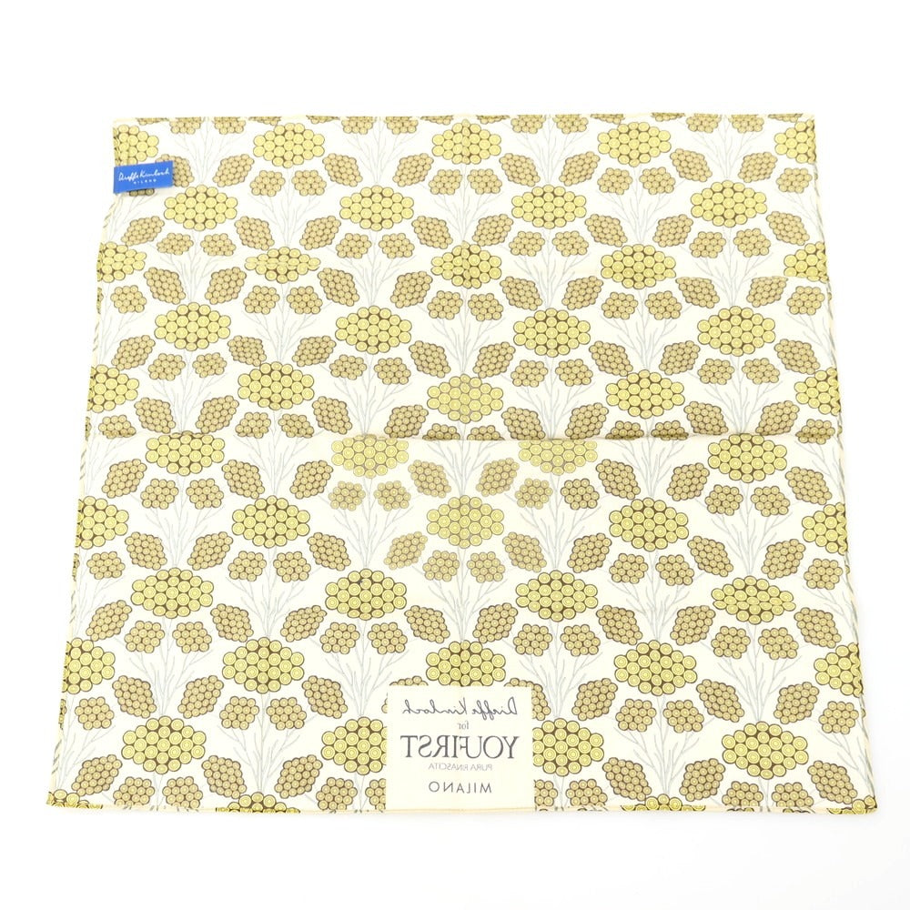 【中古】キンロック Kinloch シルク プリント ハンカチ 2枚セット ブルーxグリーン系【 状態ランクA 】【 メンズ 】