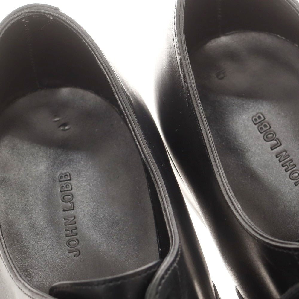 【中古】ジョンロブ John Lobb CITY 2 ストレートチップ ドレスシューズ ブラック【 8E 】【 状態ランクB 】【 メンズ 】