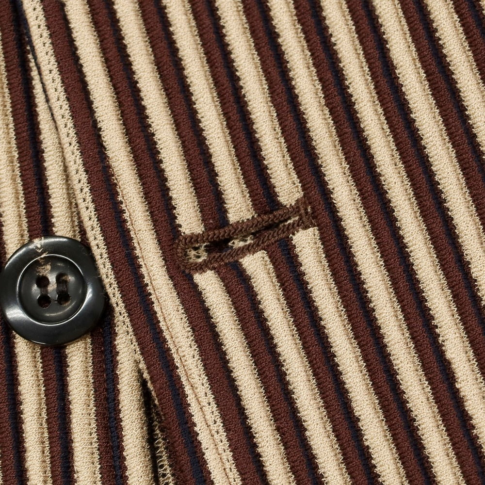 【中古】ジエダ Jieda ストレッチ レーヨンポリエステルナイロン カジュアルジャケット ブラウンxベージュ【 1 】【 状態ランクB 】【 メンズ 】