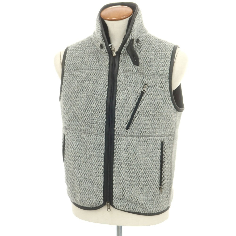【中古】サイドスロープ SIDE SLOPE ノースリーブブルゾン ベスト グレー【 2 】【 状態ランクB 】【 メンズ 】