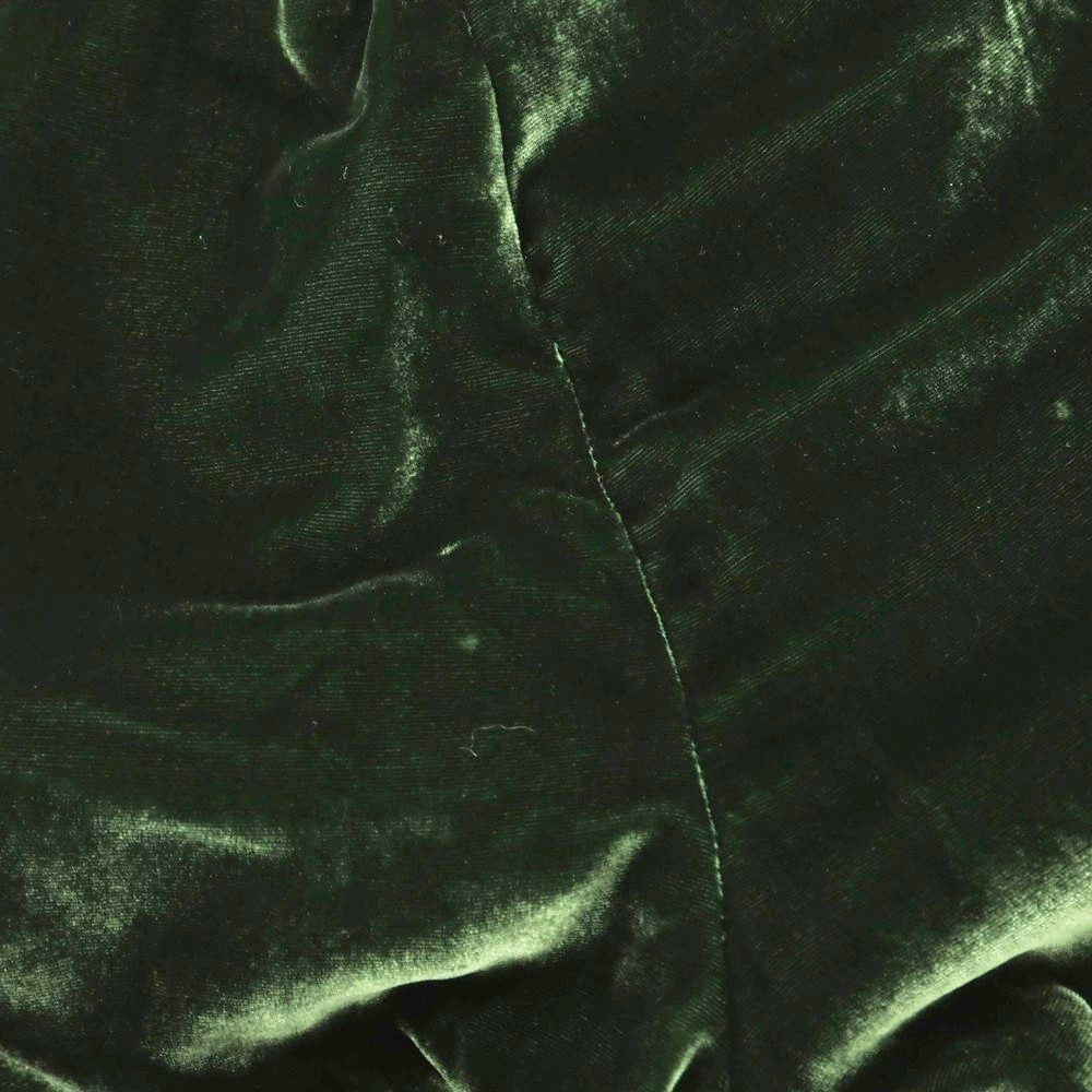 【中古】アンユーズド UNUSED レーヨンシルク ベロア カジュアルスラックスパンツ グリーン【 1 】【 状態ランクB 】【 メンズ 】