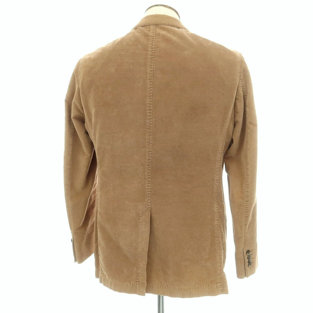 【中古】ボリオリ BOGLIOLI COAT 細畝コーデュロイ 3B カジュアルジャケット ベージュ【 50 】【 状態ランクC 】【 メンズ 】