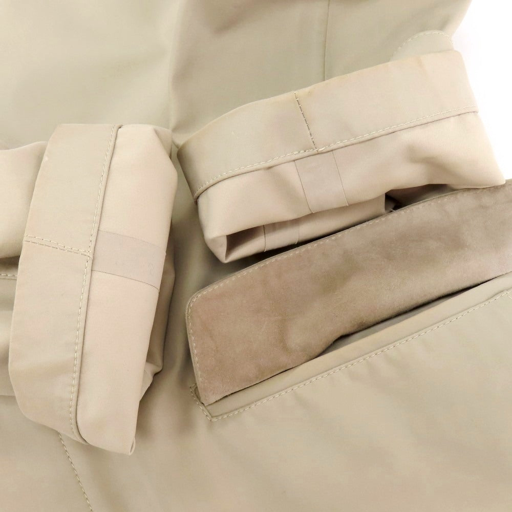 【中古】ロロピアーナ Loro Piana コットンポリエステル ステンカラーコート ベージュ【 XS 】【 状態ランクC 】【 メンズ 】