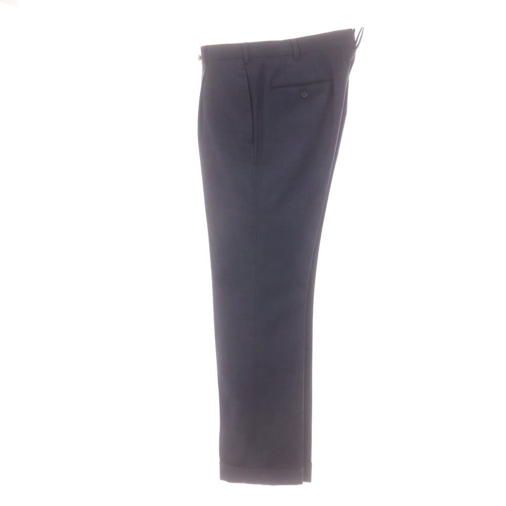 【中古】リングヂャケット RING JACKET custom made SUPER120’S ウール 3つボタンスーツ ネイビー【 表記なし(S位) 】【 状態ランクB 】【 メンズ 】