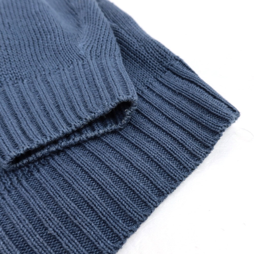 【中古】ロロピアーナ Loro Piana リネン クルーネック プルオーバーニット ダークダスティブルー【サイズ46】【 状態ランクD 】【 メンズ 】