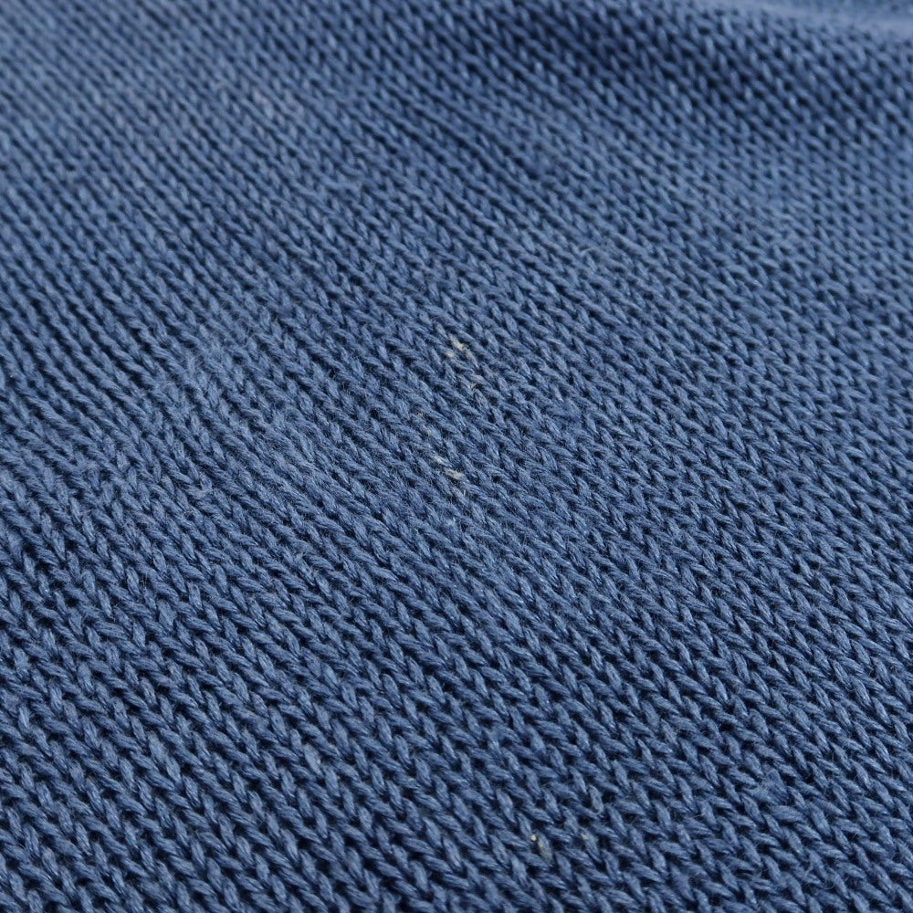 【中古】ロロピアーナ Loro Piana リネン クルーネック プルオーバーニット ダークダスティブルー【サイズ46】【 状態ランクD 】【 メンズ 】