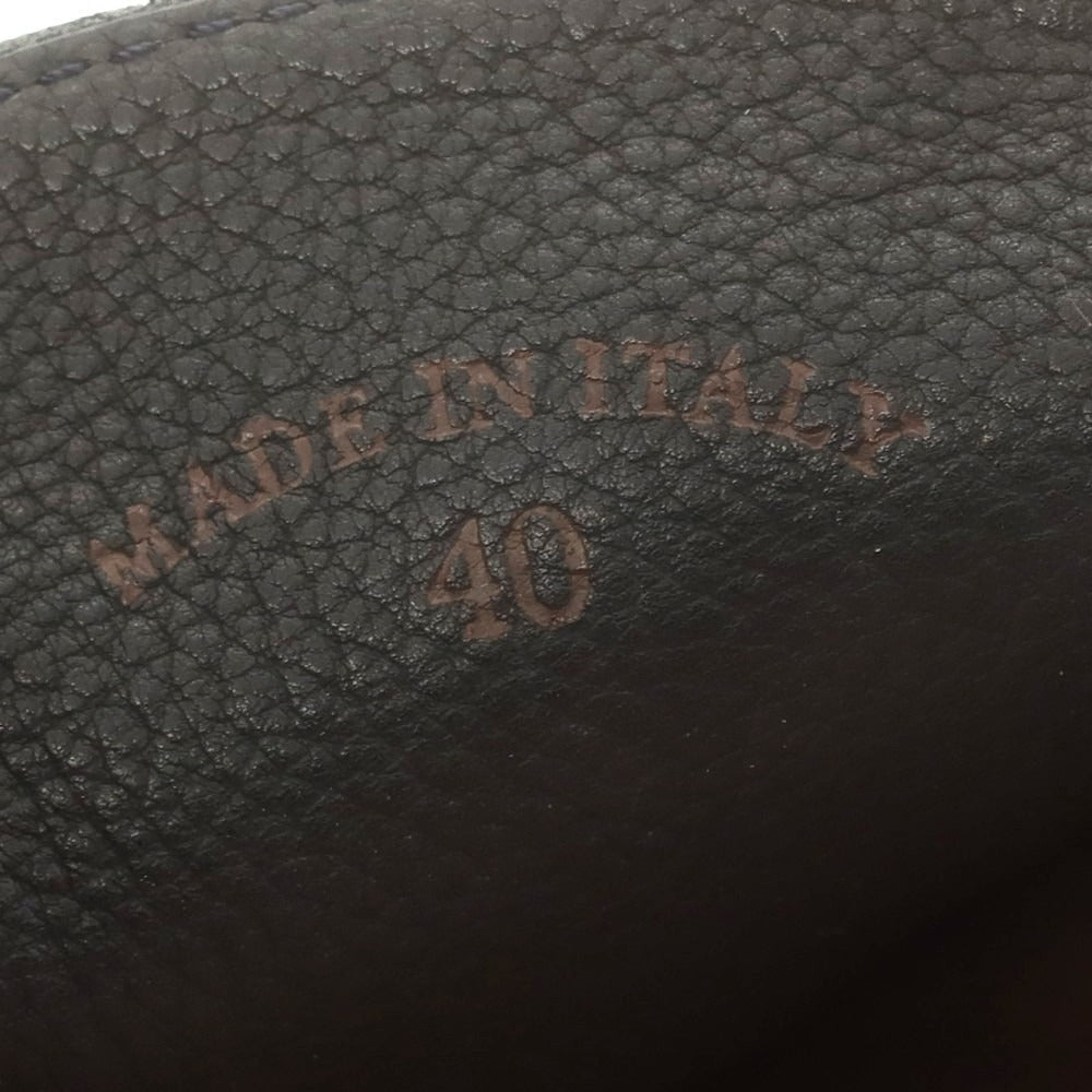 【中古】ロロピアーナ Loro Piana スエード スリッポン ローファー ブラック【 40 】【 状態ランクC 】【 メンズ 】