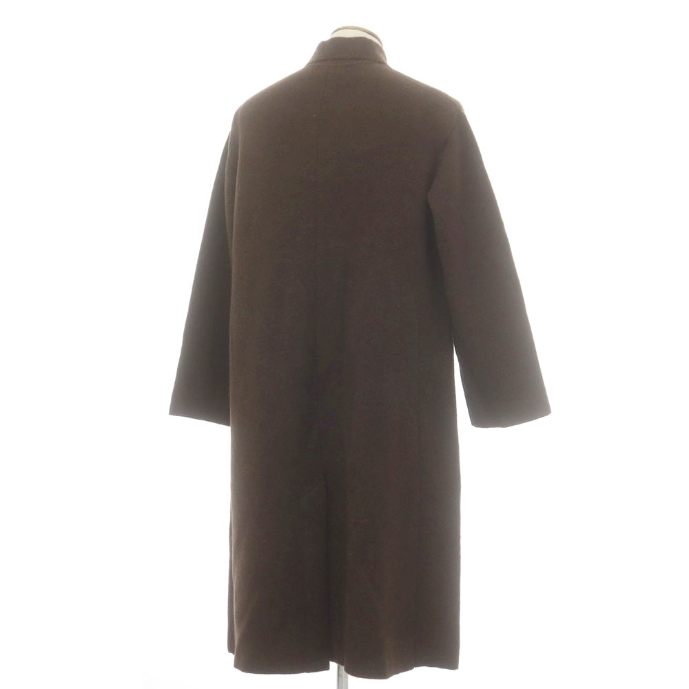 【中古】【未使用】ノマット Nomat 2025年秋冬 カシミヤ ダブルブレストニットコート ダークブラウン【 2 】【 状態ランクS 】【 メンズ 】