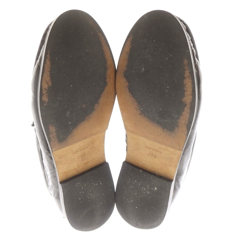 【中古】タンク TanC パテントレザー モカシン ローファー ブラック【 26.5cm 】【 状態ランクB 】【 メンズ 】