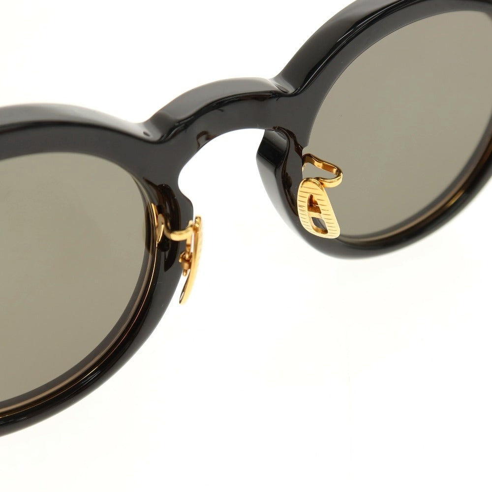 【中古】ユウイチ トヤマ YUICHI TOYAMA :5 POISSY セルフレーム ボストン サングラス ブラック【サイズ45□25 148】【 状態ランクA 】【 メンズ 】