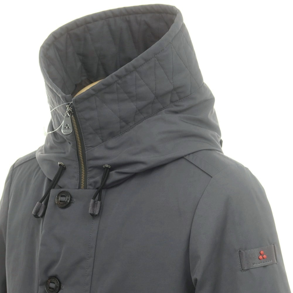 【中古】ピューテリー PEUTEREY ポリエステルコットン フーデッド ダウンコート グレー系【 XS 】【 状態ランクC 】【 メンズ 】