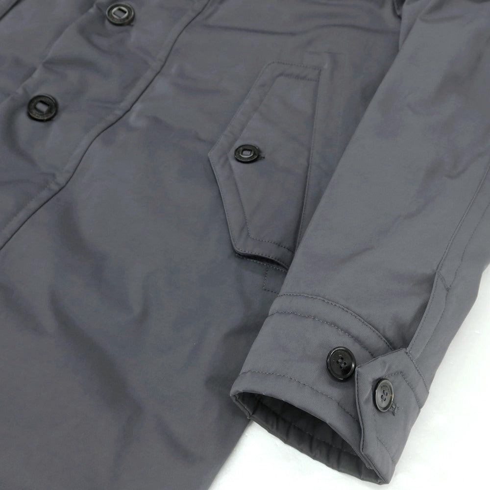 【中古】ピューテリー PEUTEREY ポリエステルコットン フーデッド ダウンコート グレー系【 XS 】【 状態ランクC 】【 メンズ 】