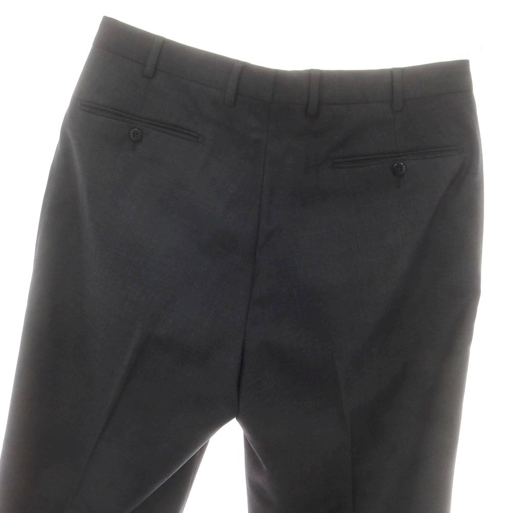 【中古】エルメネジルドゼニア Ermenegildo Zegna SUPER100’S ウール ドレススラックスパンツ チャコール【 52 】【 状態ランクC 】【 メンズ 】