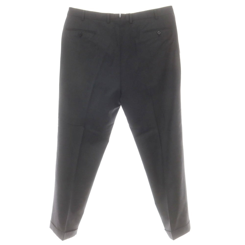 【中古】エルメネジルドゼニア Ermenegildo Zegna ウール ドレススラックスパンツ チャコール【 54 】【 状態ランクC 】【 メンズ 】