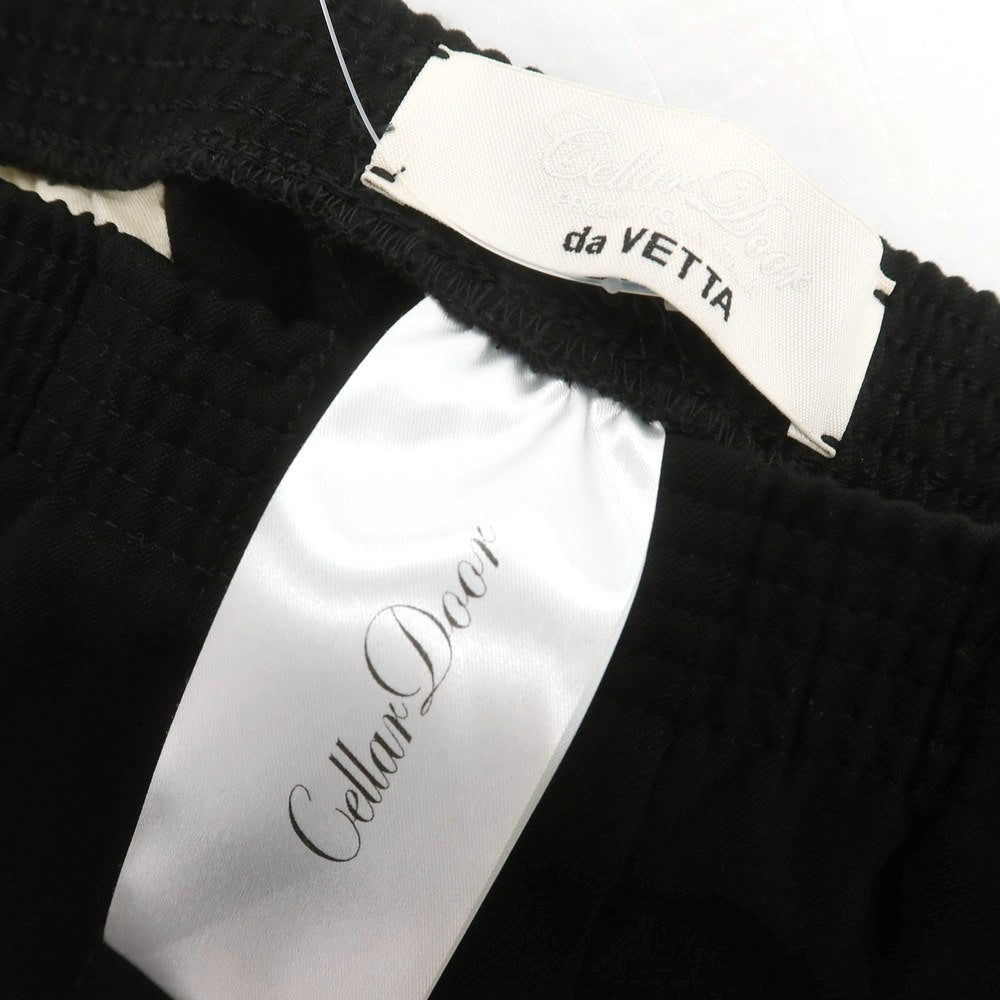 【中古】セラードアー CellarDoor ストレッチ ポリエステルレーヨン イージースラックスパンツ ブラック【 46 】【 状態ランクB 】【 メンズ 】