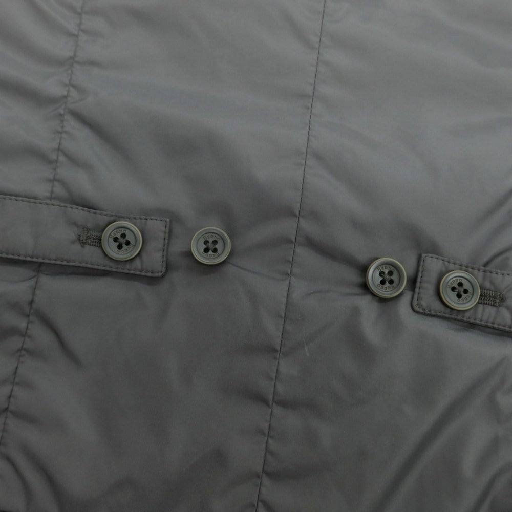 【中古】ヘルノ Herno ナイロン ダブル ダウンベスト グレー【 42 】【 状態ランクB 】【 メンズ 】