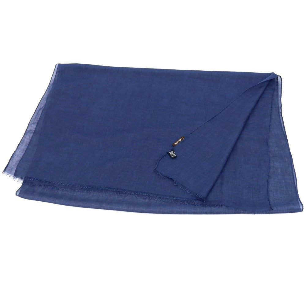 【中古】ロバート フレイザー ROBERT FRASER モダールウール ストール ネイビー【 状態ランクB 】【 メンズ 】