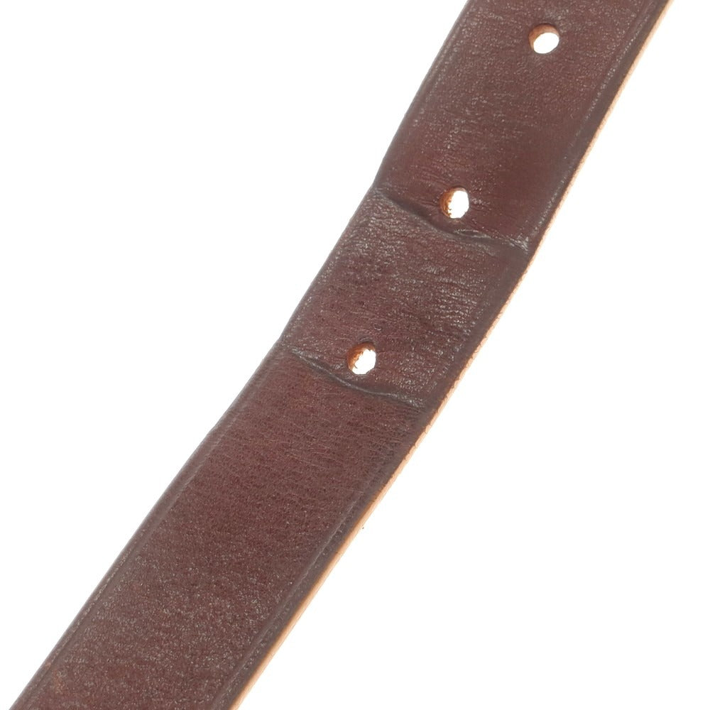 【中古】イルミーチョ il micio レザー ベルト ブラウン【 80 】【 状態ランクB 】【 メンズ 】