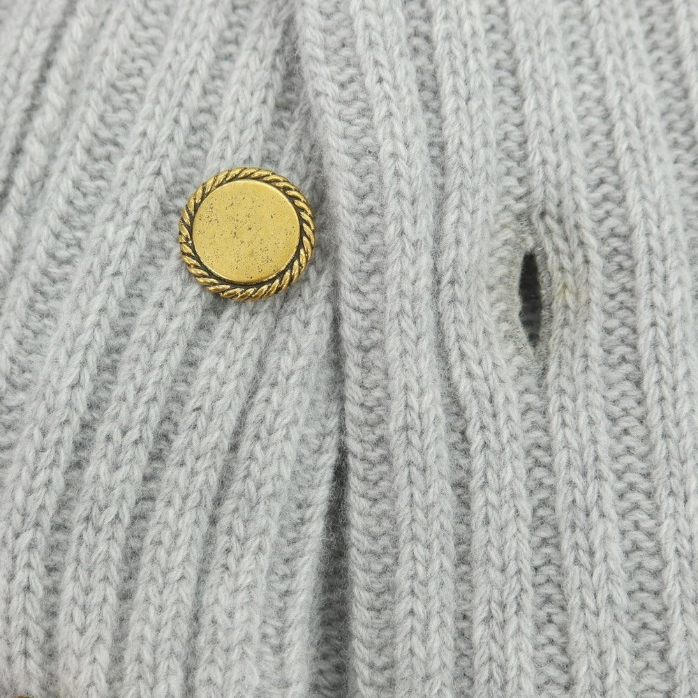 【中古】バフィー BAFY ローゲージ ウール ショールカラー カーディガン ライトグレー【 44 】【 状態ランクA 】【 メンズ 】