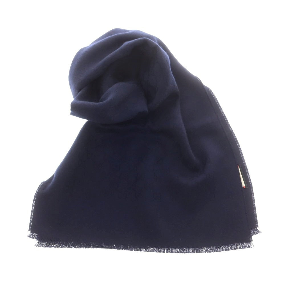 【中古】グッチ GUCCI カシミヤ ストール ネイビー【 状態ランクA 】【 ユニセックス 】