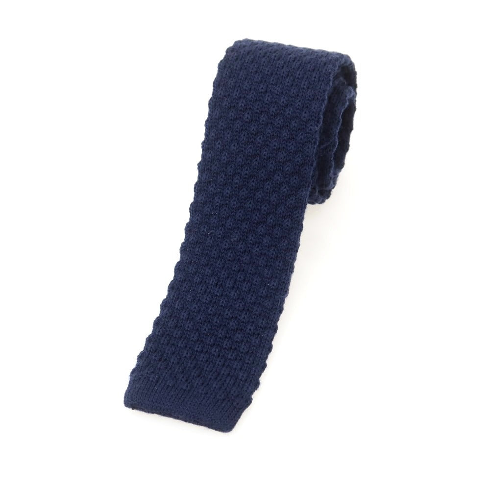 【中古】ブルックス ブラザーズ レッド フリース Brooks Brothers Red Fleece ウール ニットタイ ネイビー【 状態ランクA 】【 メンズ 】