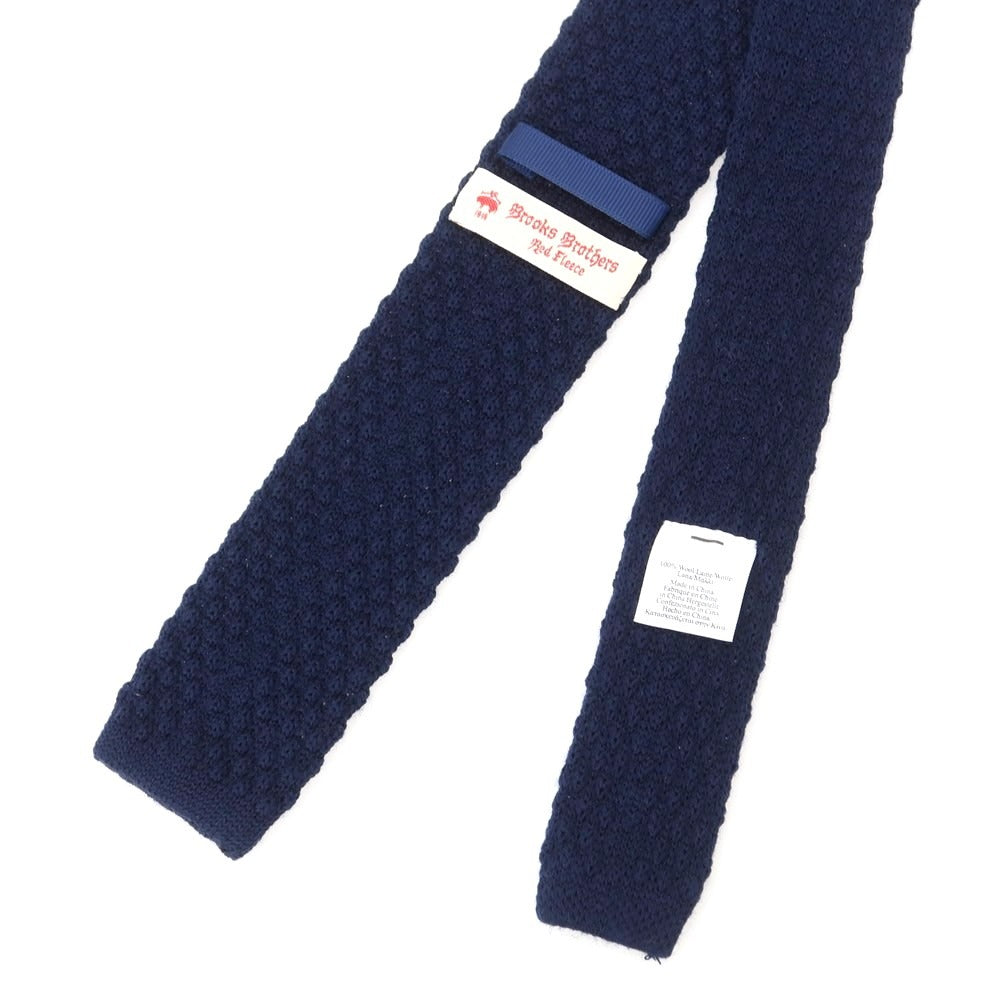 【中古】ブルックス ブラザーズ レッド フリース Brooks Brothers Red Fleece ウール ニットタイ ネイビー【 状態ランクA 】【 メンズ 】