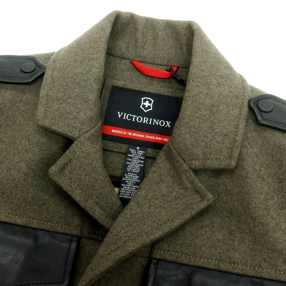 【中古】【未使用】ビクトリノックス Victorinox ウールナイロン 中綿ミリタリージャケット グレーオリーブ【 S 】【 状態ランクS 】【 メンズ 】