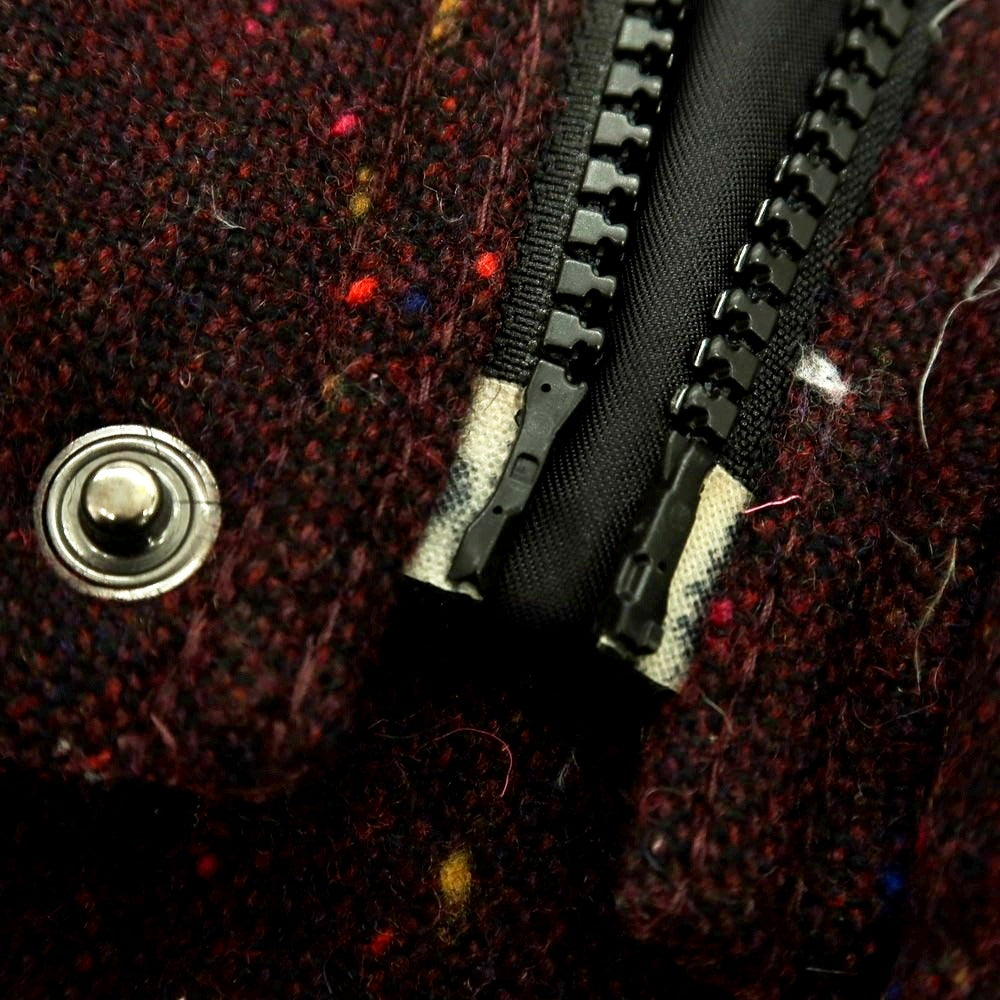 【中古】ボイコット BOYCOTT ウールポリエステル ダウンジャケット パープル系【 3 】【 状態ランクB 】【 メンズ 】