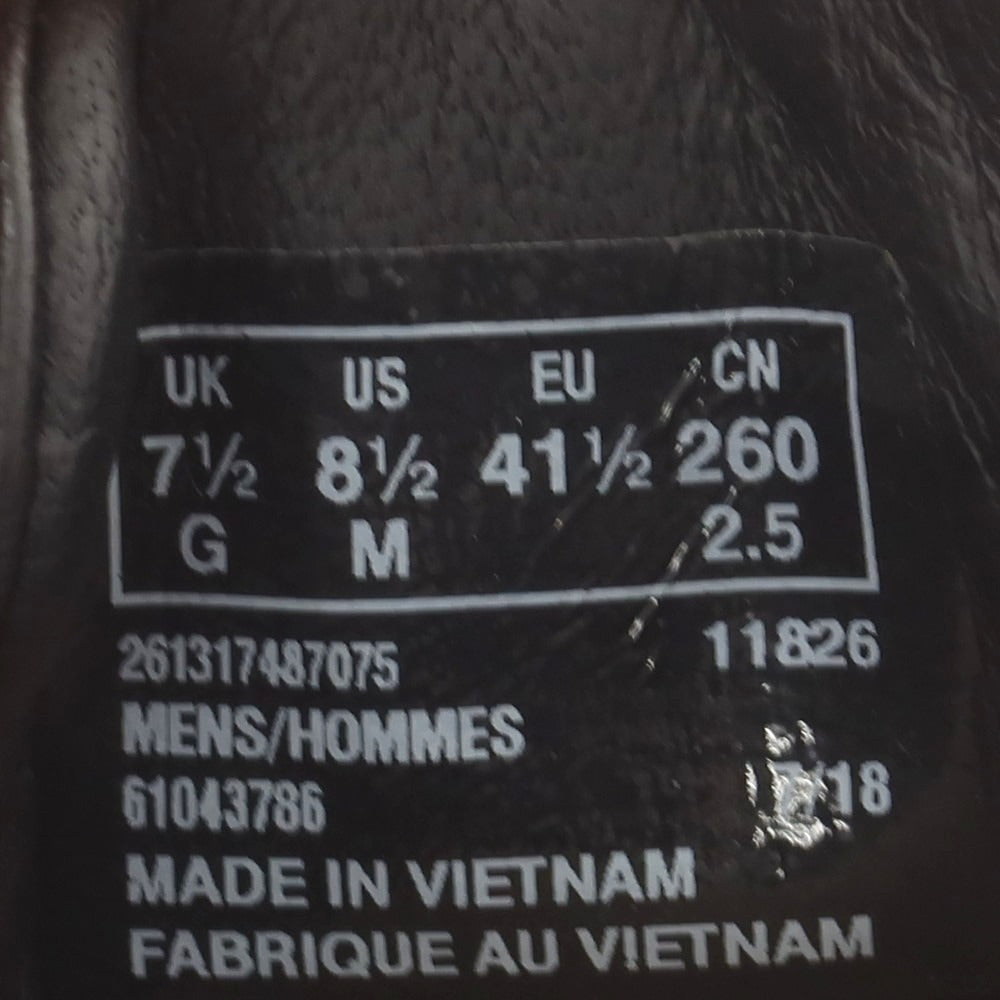 【中古】【未使用】クラークス Clarks プレーントゥ ドレスシューズ ブラック【 7 1/2 】【 状態ランクS 】【 メンズ 】