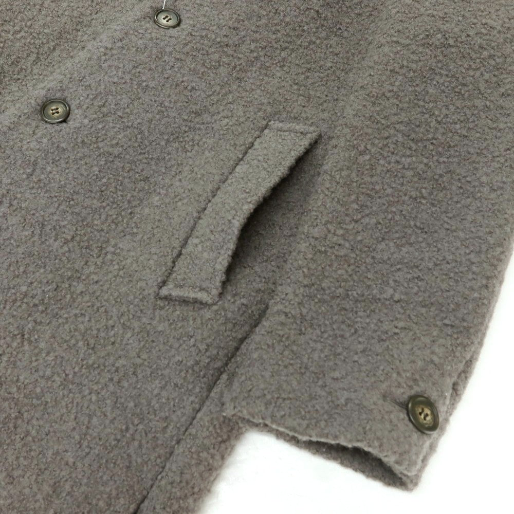 【中古】デヴォー DEVEAUX ウールナイロン ステンカラーコート グレー【 S 】【 状態ランクB 】【 メンズ 】
