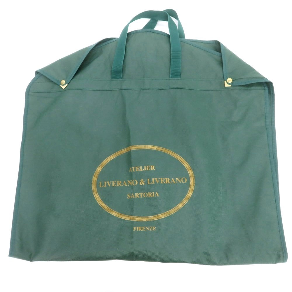 【中古】リベラーノ&リベラーノ LIVERANO&LIVERANO ウール チェック 3つボタンスーツ ネイビーブルーxグレー【 表記なし(M位) 】【 状態ランクB 】【 メンズ 】