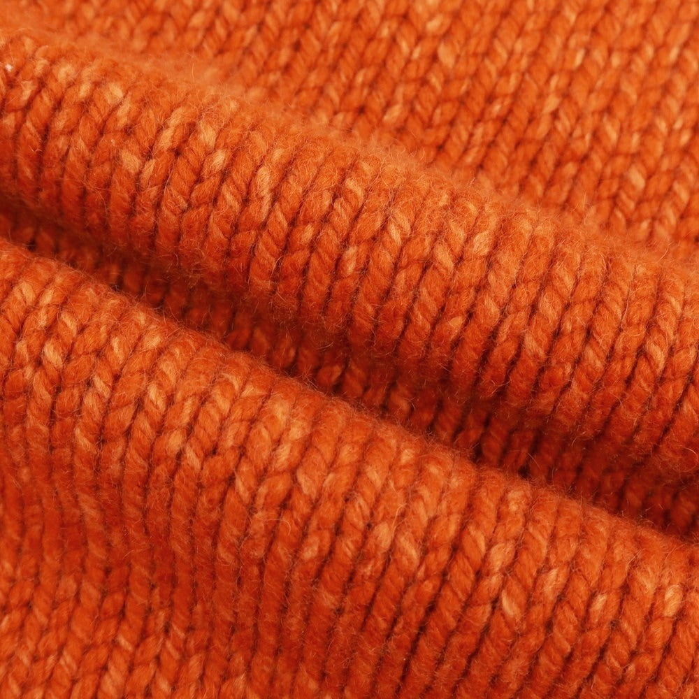 【中古】マーロ Malo カシミヤ モックネック プルオーバーニット オレンジ【 46 】【 状態ランクA 】【 メンズ 】