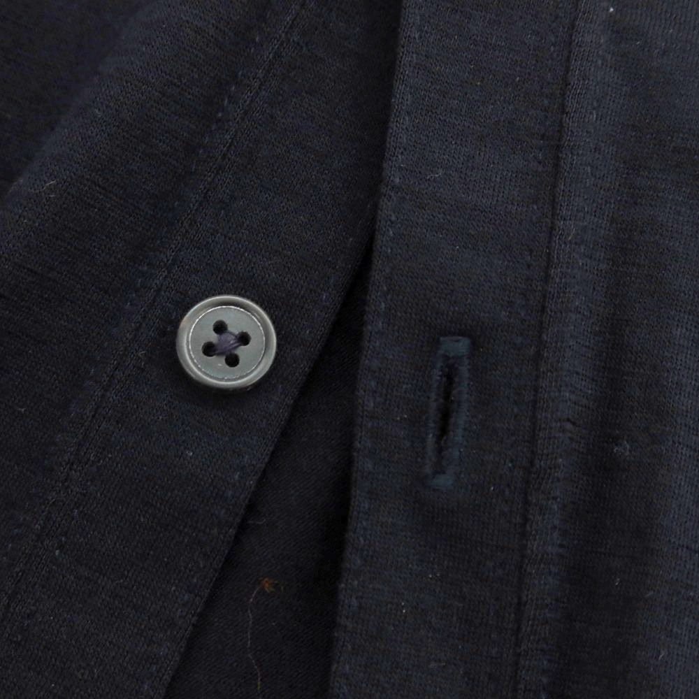 【中古】バトナー BATONER ウール ジャージー カーディガン ダークネイビー系【 1 】【 状態ランクA 】【 メンズ 】