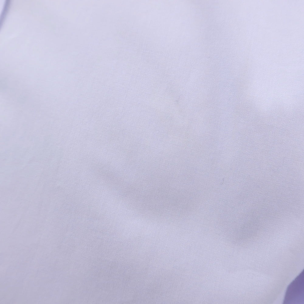 【中古】バルバ BARBA コットン タブカラー クレリック ドレスシャツ ラベンダーxホワイト【 38 】【 状態ランクB 】【 メンズ 】