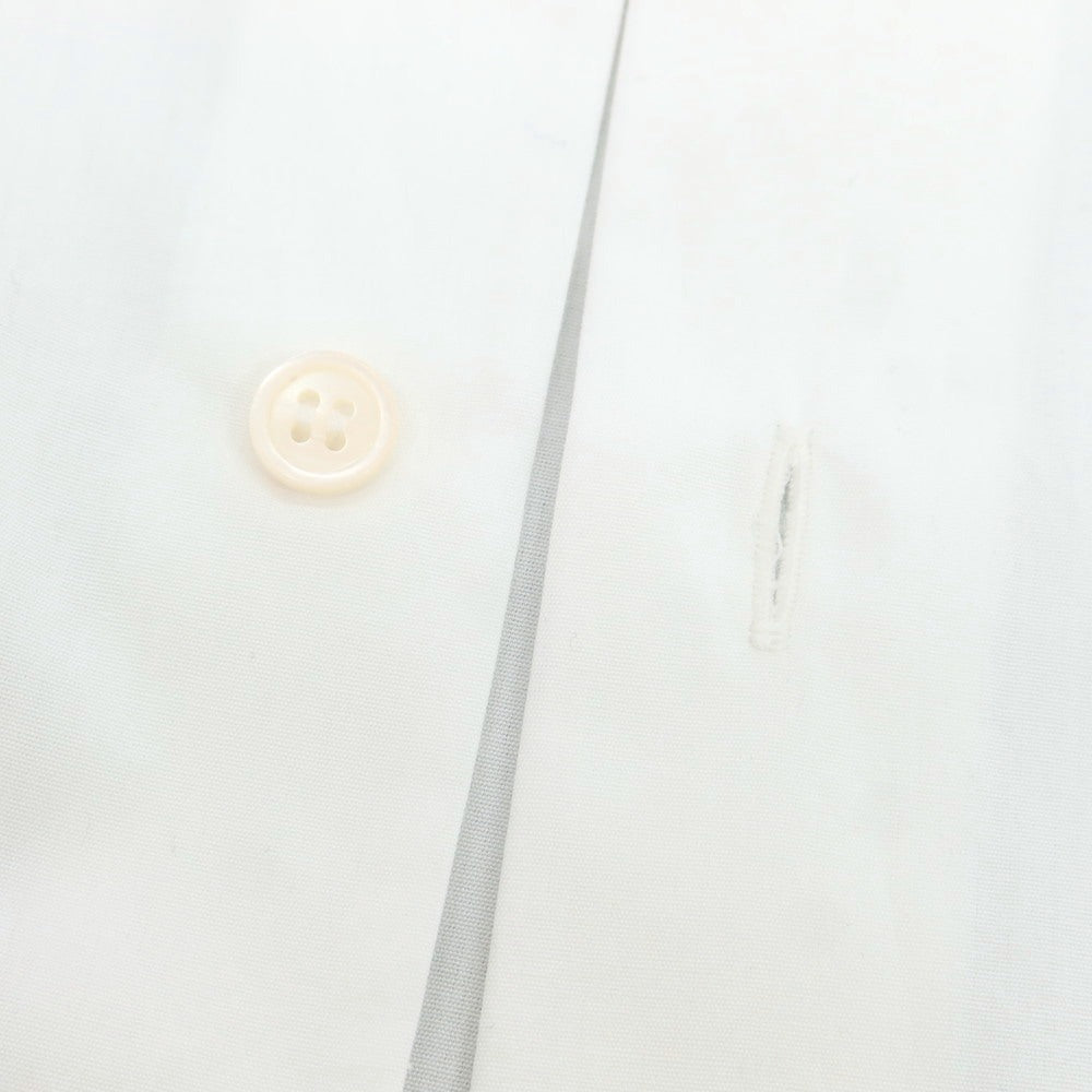 【中古】マルニ MARNI コットン カジュアルシャツ ホワイトxブルー【 44 】【 状態ランクA 】【 メンズ 】