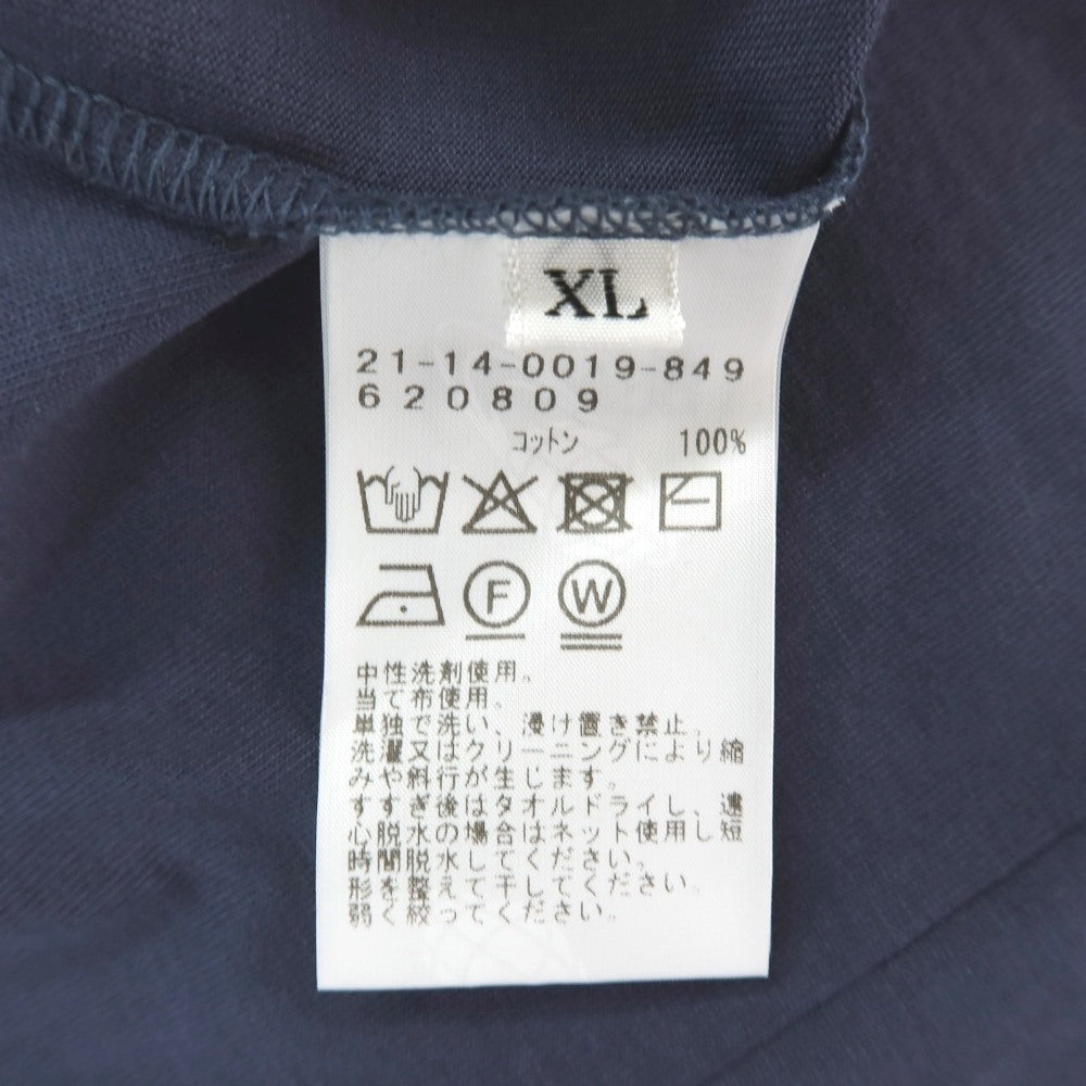 【中古】【未使用】ビームスエフ BEAMS F コットン タートルネック 長袖Tシャツ ネイビー【サイズXL】【 状態ランクS 】【 メンズ 】