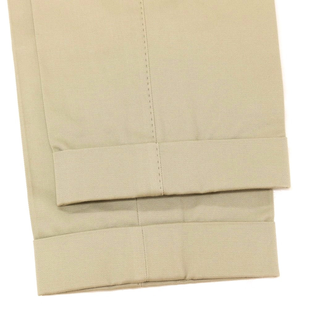 【中古】イガラシトラウザーズ 五十嵐 IGARASHI TROUSERS BEAMS F別注 コットン カジュアルスラックスパンツ ベージュ【サイズ52】【 状態ランクA 】【 メンズ 】