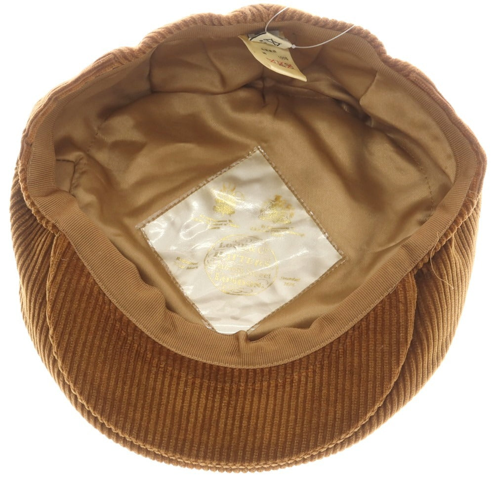 【中古】ロックアンドコーハッターズ LOCK & Co. HATTERS 太畝コーデュロイ ハンチング ブラウン【 7 1/2(61/XL) 】【 状態ランクB 】【 メンズ 】