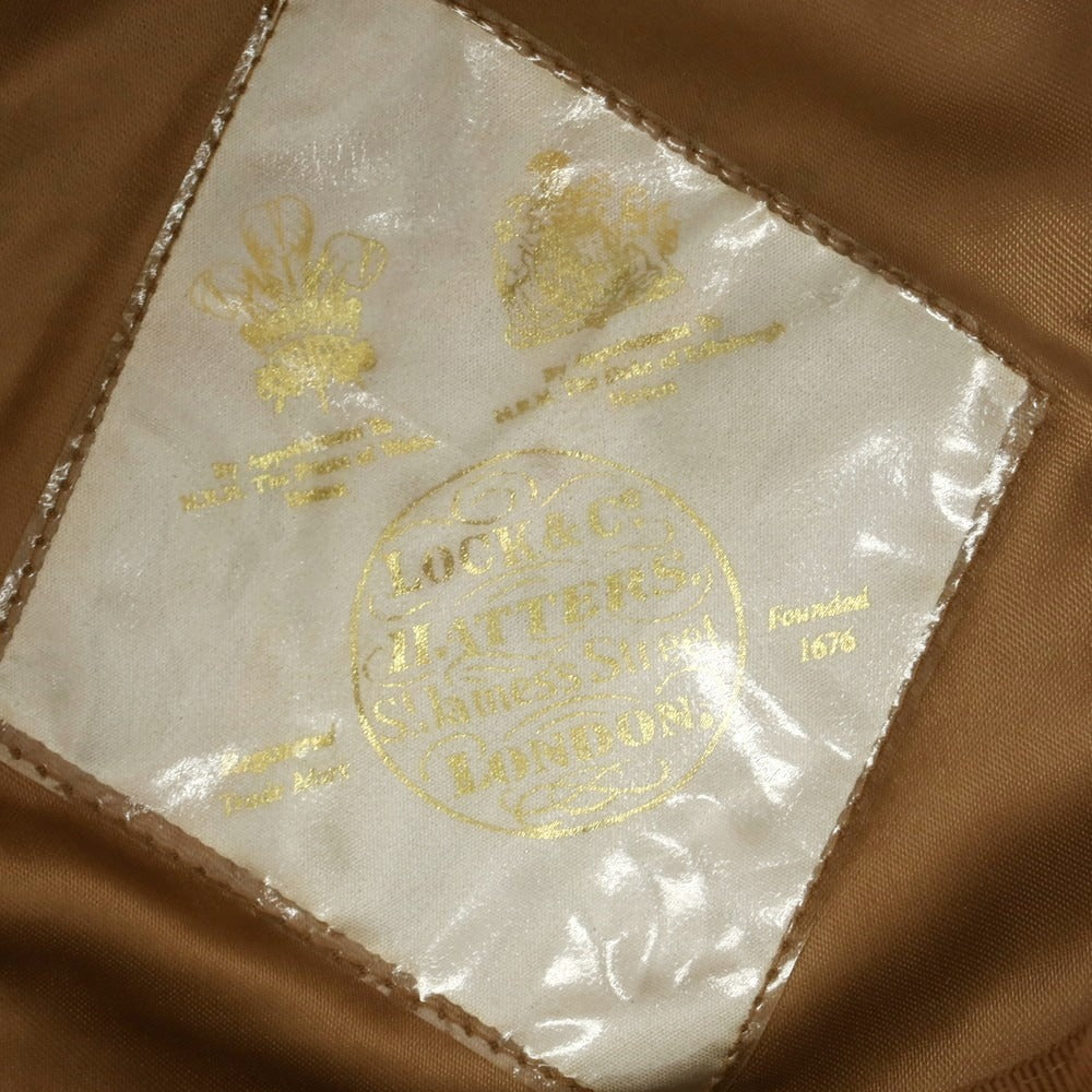 【中古】ロックアンドコーハッターズ LOCK & Co. HATTERS 太畝コーデュロイ ハンチング ブラウン【 7 1/2(61/XL) 】【 状態ランクB 】【 メンズ 】